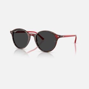 NEW Ray-Ban Bernard Polarized Black Round Sunglasses